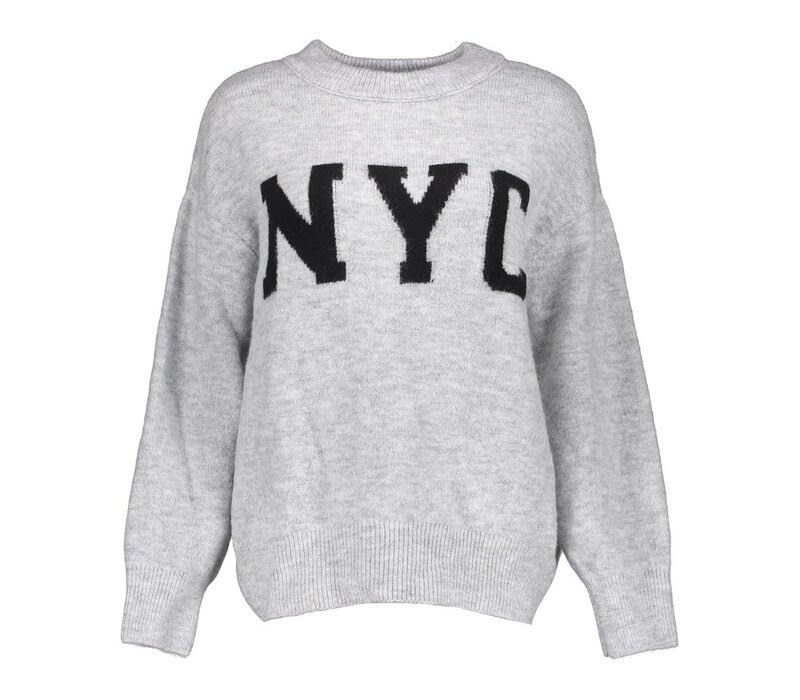 Geisha Pullover NYC Grey Black
