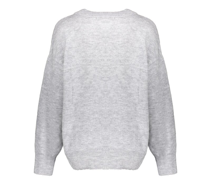 Geisha Pullover NYC Grey Black