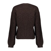 Geisha Pullover Lurex and Sequinces Brwon Copper