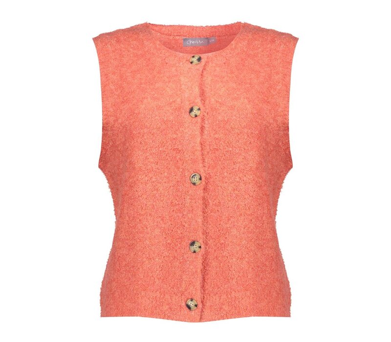 Geisha Spencer Boucle Salmon