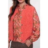 Geisha Spencer Boucle Salmon