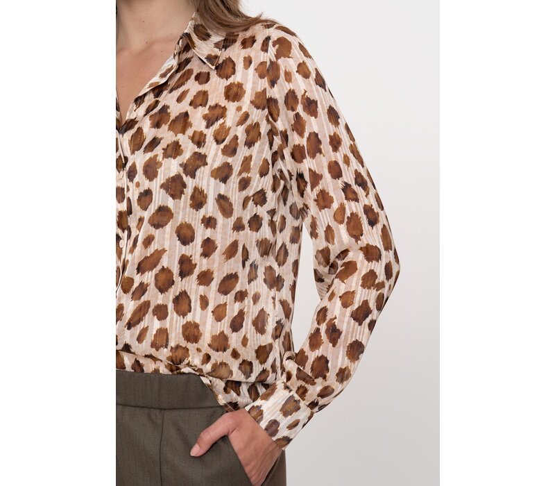 Geisha Blouse Sand Brown