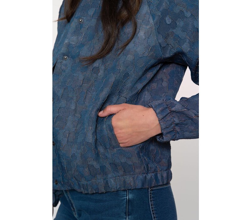Geisha Bomber Purple Blue