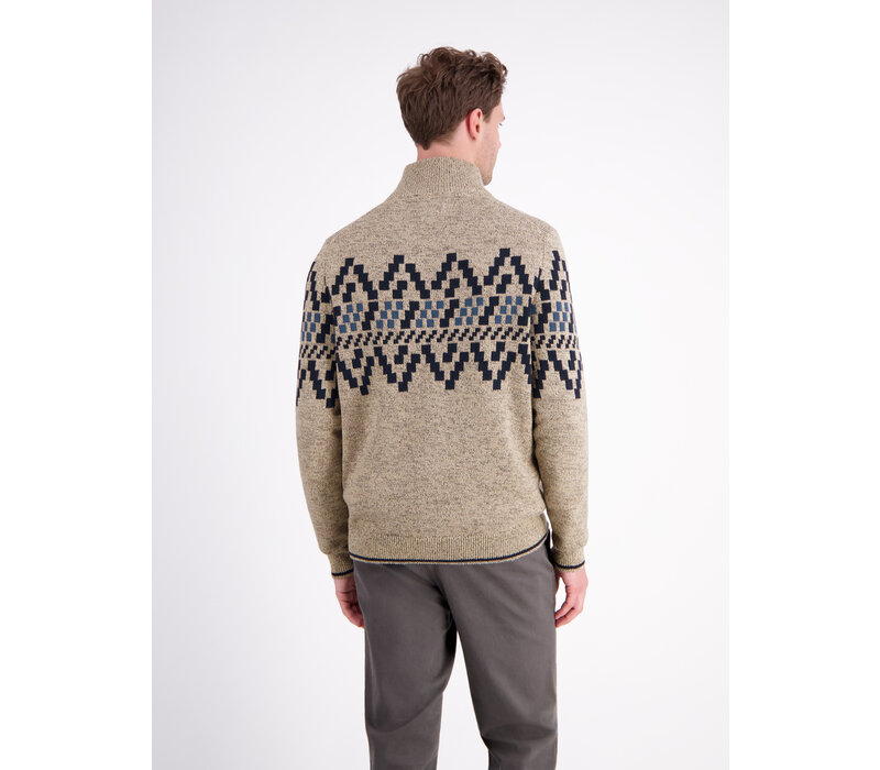 Lerros Gebreide Trui Tender Beige Melange