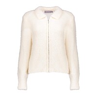 Geisha Cardigan with Collar Off White