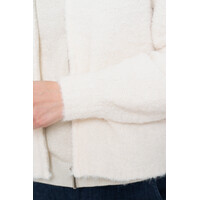 Geisha Cardigan with Collar Off White