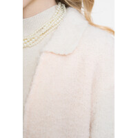 Geisha Cardigan with Collar Off White