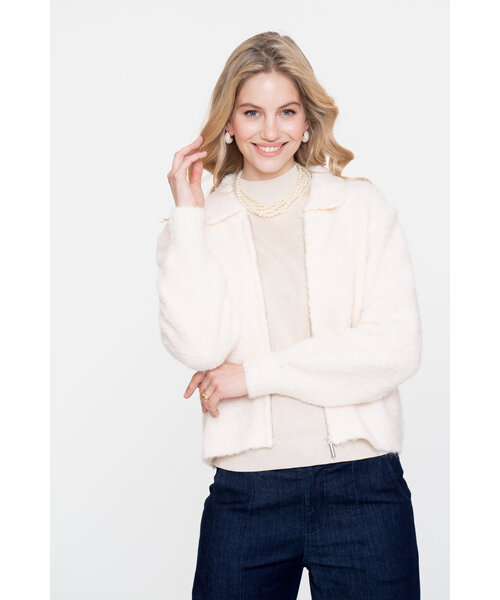 Geisha Geisha Cardigan with Collar