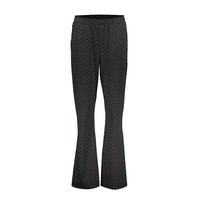 Geisha Flaired Pants Black Off White
