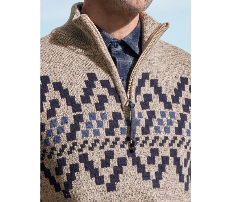 Lerros Gebreide Trui Tender Beige Melange