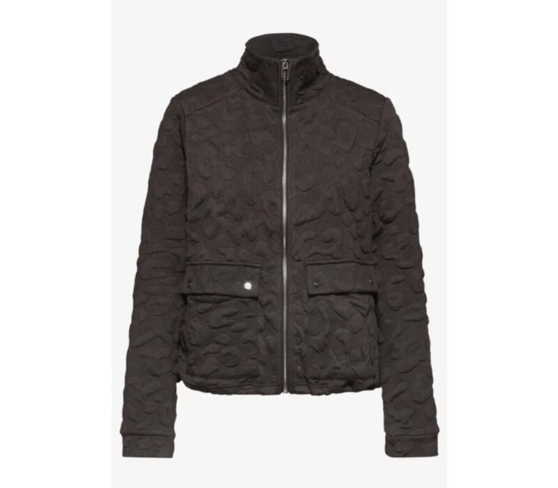 Street One Leopard Jacket Rustic Brown Melange