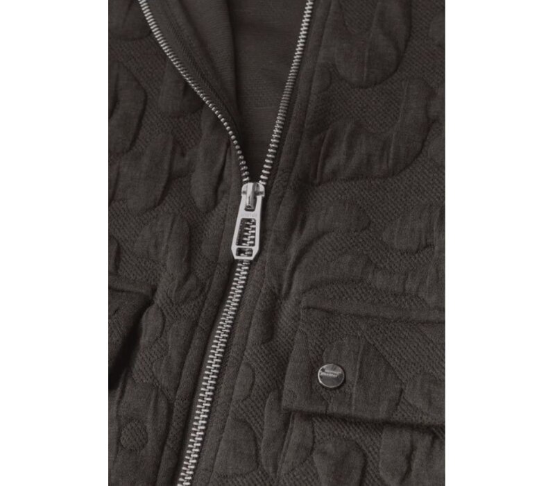 Street One Leopard Jacket Rustic Brown Melange