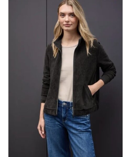 Street One Street One Soft Fine Structure Zipper Jacket
