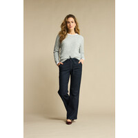 Red Button Claudette Blue Denim Stripe Lengte 33 Dark Blue