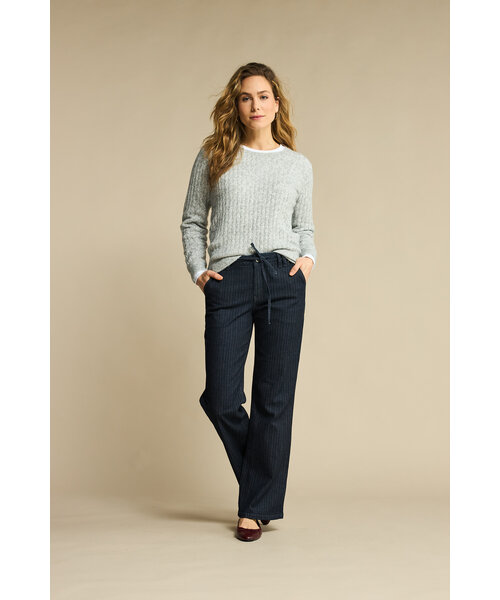 Red Button Red Button Claudette Blue Denim Stripe Lengte 33