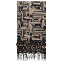 Smashed Lemon Sjaal Black Camel