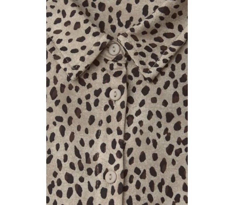 Street One Printed Jersey Blouse Sanded Beige