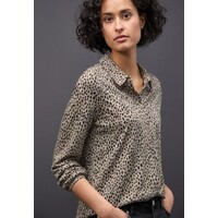 Street One Printed Jersey Blouse Sanded Beige