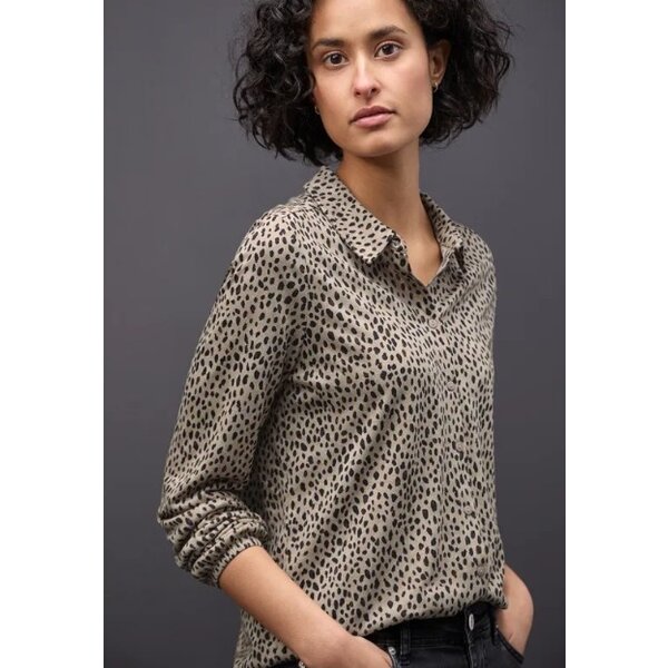 Street One Printed Jersey Blouse 