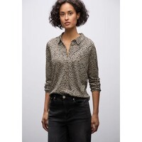 Street One Printed Jersey Blouse Sanded Beige