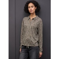 Street One Printed Jersey Blouse Sanded Beige