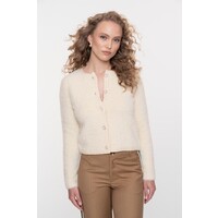 Geisha Cardigan Hairy Off White
