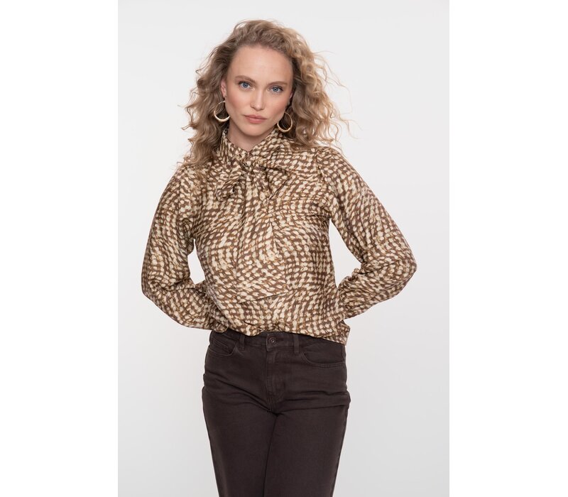 Geisha Blouse Brown