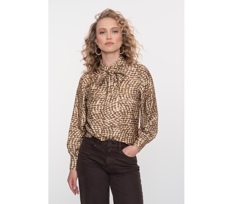 Geisha Blouse Brown