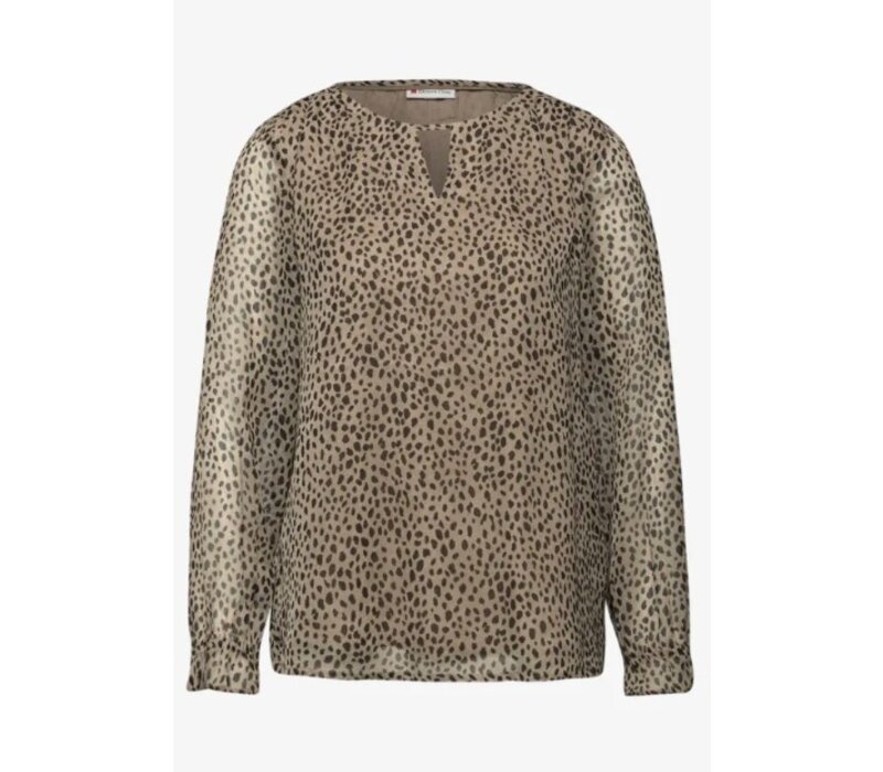 Street One Chiffon Blouse Sanded Beige