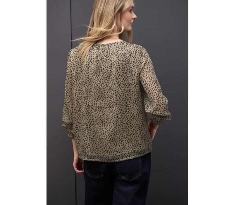 Street One Chiffon Blouse Sanded Beige