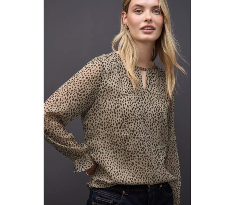 Street One Chiffon Blouse Sanded Beige
