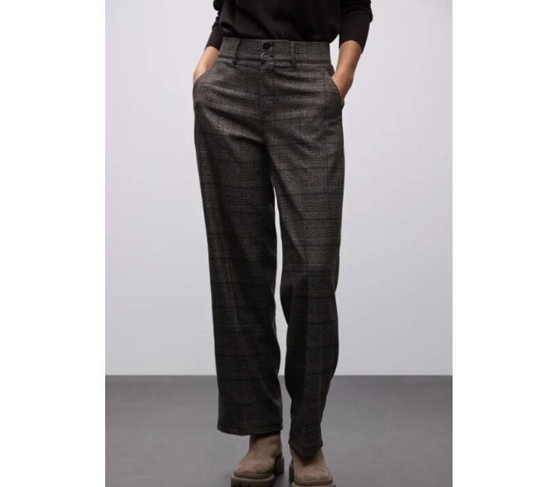 Street One Straight Leg Ruit Darkest Brown
