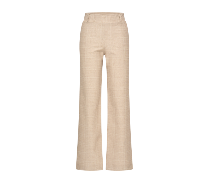 Helena Hart Broek Soul Ruit Lurex Sand