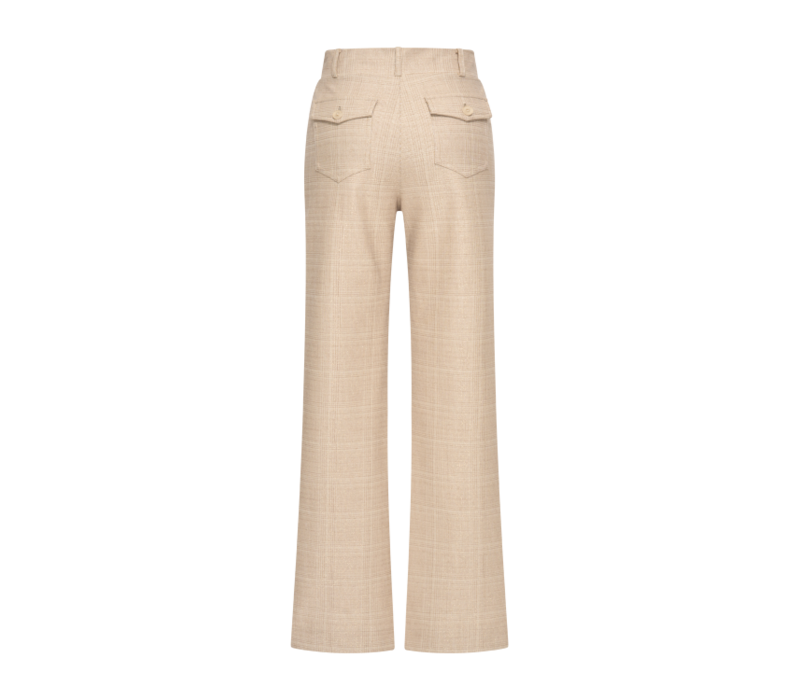 Helena Hart Broek Soul Ruit Lurex Sand