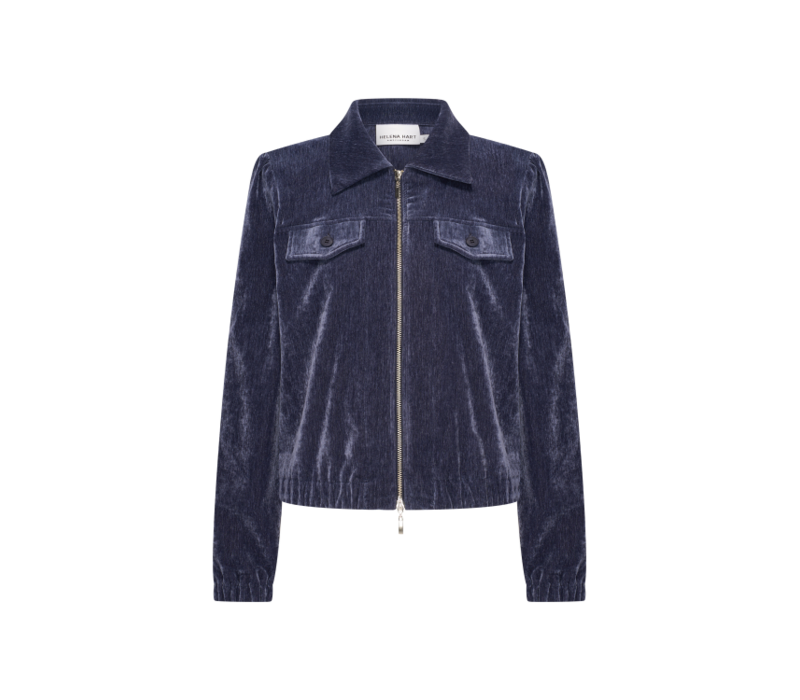 Helena Hart Blazer Riga Chenille Marine