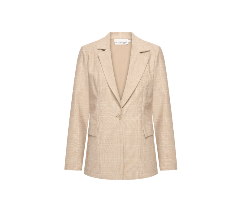 Helena Hart Blazer Ziggy Ruit Lurex Sand