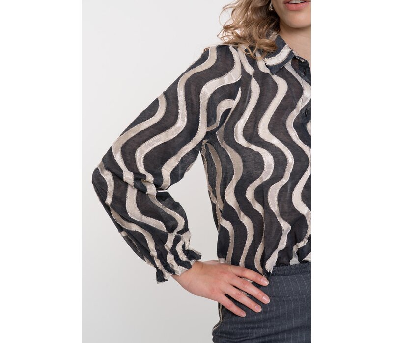 Geisha Blouse Black