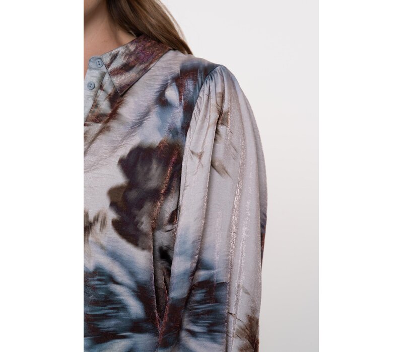 Geisha Blouse Grey