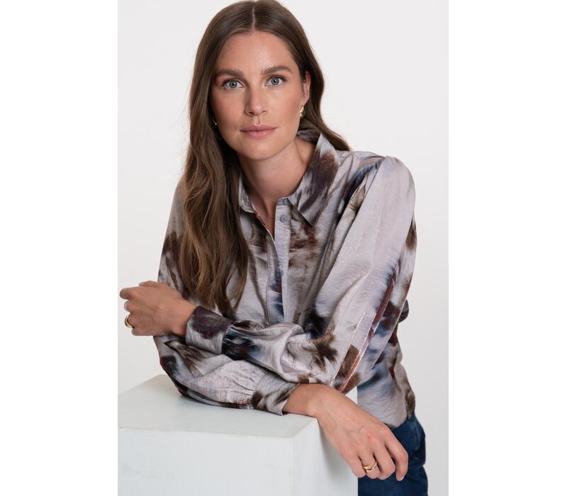 Geisha Blouse Grey