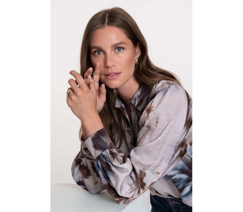 Geisha Blouse Grey