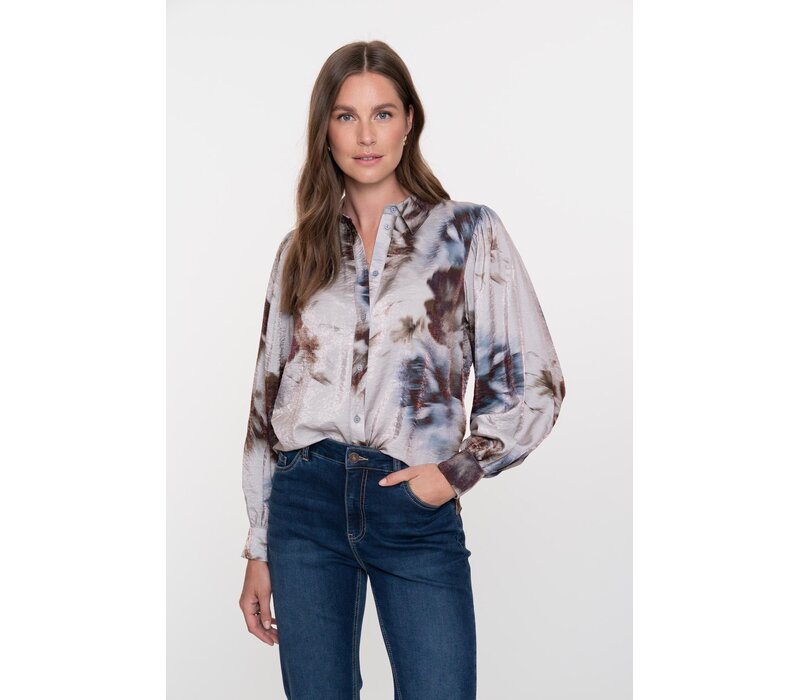 Geisha Blouse Grey