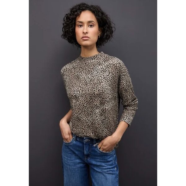 Street One Printed Soft Turtle Neck  Street One Printed Soft Turtle Neck