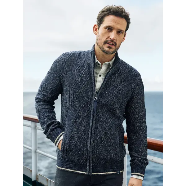 Lerros Gebreid Kabelvest  Lerros Gebreid Kabelvest