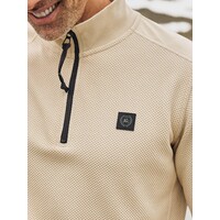 Lerros Sportieve Structuur Trui Foam White