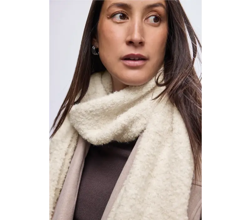 Street One Boucle Long Knit Sjaal Soft Beige