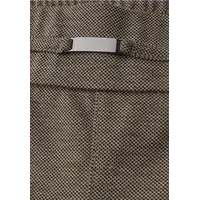 Street One Bonny Buckle Piquee Melange Darkest Brown Melange