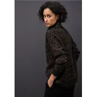 Street One Cosy Bi Colored Sweater Black