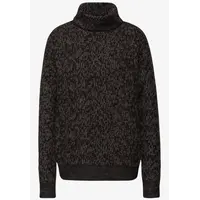 Street One Cosy Bi Colored Sweater Black