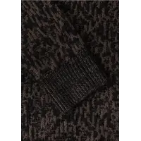 Street One Cosy Bi Colored Sweater Black
