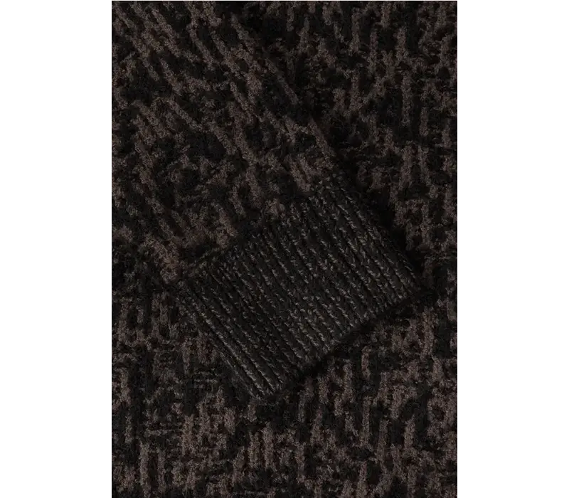 Street One Cosy Bi Colored Sweater Black
